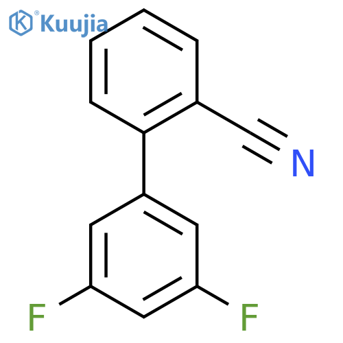2-(3,5-Difluorophenyl)benzonitrile structure