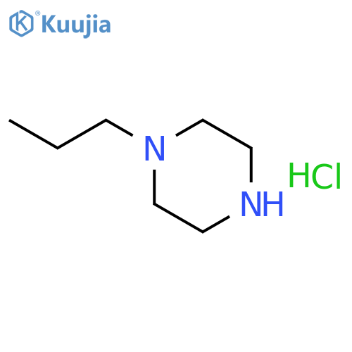 1-Propylpiperazine hydrochloride structure