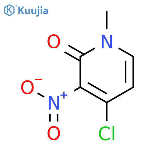 2(1H)-PYRIDINONE, 4-CHLORO-1-METHYL-3-NITRO- structure
