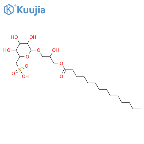 1-O-(6-Deoxy-6-sulfoglucopyranosyl)glycerol; α-D-form, 3-Tetradecanoyl structure