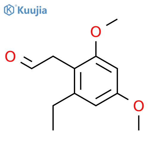2-(2-Ethyl-4,6-dimethoxyphenyl)acetaldehyde structure
