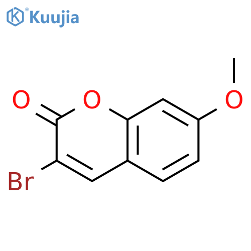 3-bromo-7-methoxy-2H-chromen-2-one structure