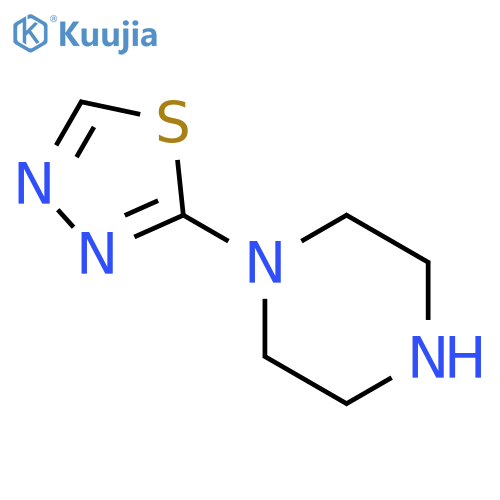 1-(1,3,4-thiadiazol-2-yl)piperazine structure