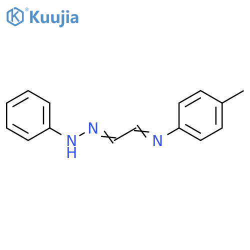 Acetaldehyde, [(4-methylphenyl)imino]-, phenylhydrazone structure