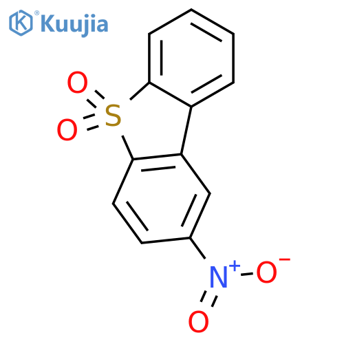 2-NITRODIBENZOTHIOPHENE-5-DIOXIDE structure