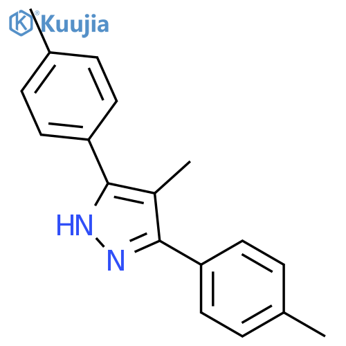 4-methyl-3,5-bis(4-methylphenyl)-1H-pyrazole structure