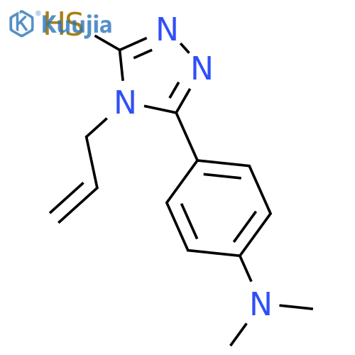 4-Allyl-5-4-(dimethylamino)phenyl-4H-1,2,4-triazole-3-thiol structure