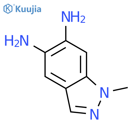 1H-Indazole-5,6-diamine,1-methyl- structure