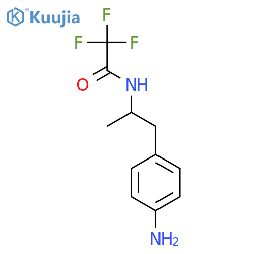 Acetamide, N-[2-(4-aminophenyl)-1-methylethyl]-2,2,2-trifluoro- structure