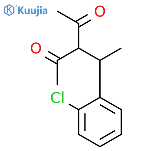 3-[1-(2-CHLORO-PHENYL)-ETHYL]-PENTANE-2,4-DIONE structure