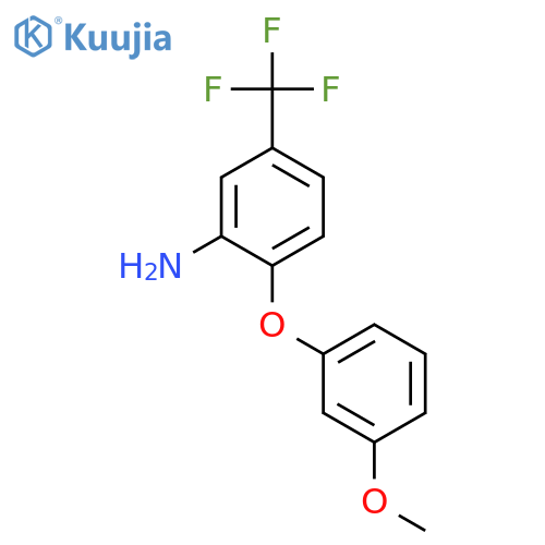 2-(3-Methoxyphenoxy)-5-(trifluoromethyl)aniline structure