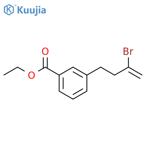 2-Bromo-4-(3-carboethoxyphenyl)-1-butene structure