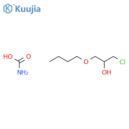 2-Propanol, 1-butoxy-3-chloro-, carbamate structure