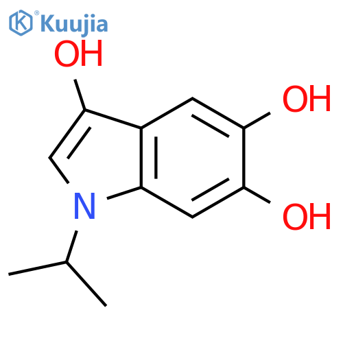 3,5,6-Trihydroxy-1-isopropylindole structure