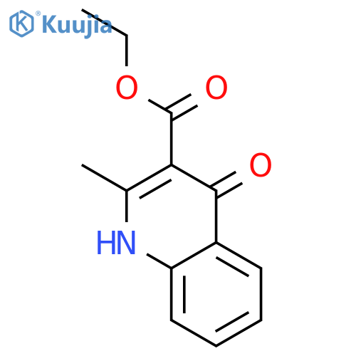 ethyl 4-hydroxy-2-methylquinoline-3-carboxylate structure