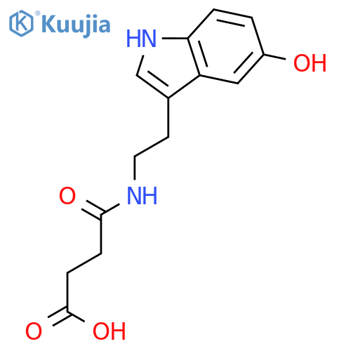 5-Hydroxytryptamine; Nb-(3-Carboxypropanoyl) structure