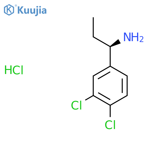 (1R)-1-(3,4-Dichlorophenyl)propan-1-amine hydrochloride structure
