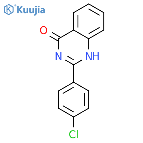 4(1H)-Quinazolinone, 2-(4-chlorophenyl)- structure
