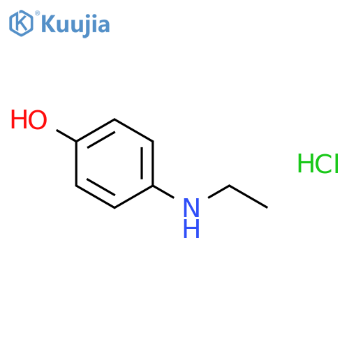 4-(ethylamino)phenol hydrochloride structure