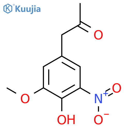 1-(4-hydroxy-3-methoxy-5-nitrophenyl)propan-2-one structure