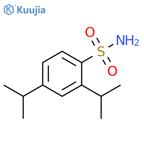 2,4-bis(propan-2-yl)benzene-1-sulfonamide structure