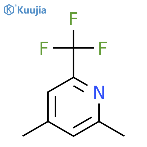 Pyridine, 2,4-dimethyl-6-(trifluoromethyl)- (Related Reference) structure