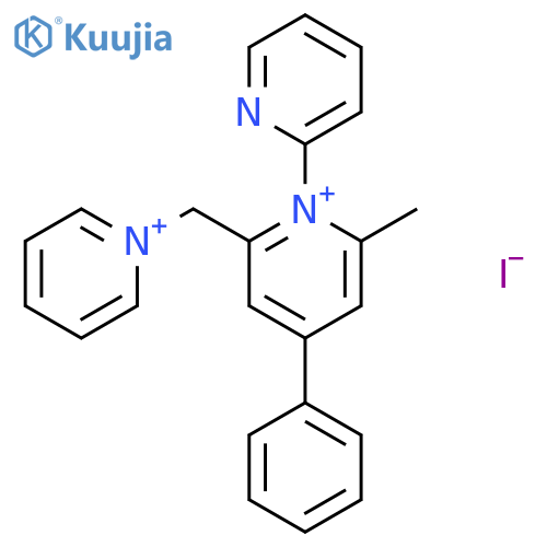 1,2'-Bipyridinium,2-methyl-4-phenyl-6-(pyridiniomethyl)-, iodide (1:2) structure