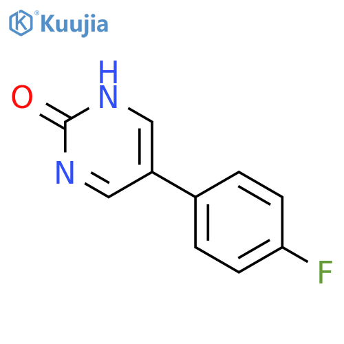 2(1H)-Pyrimidinone, 5-(4-fluorophenyl)- structure
