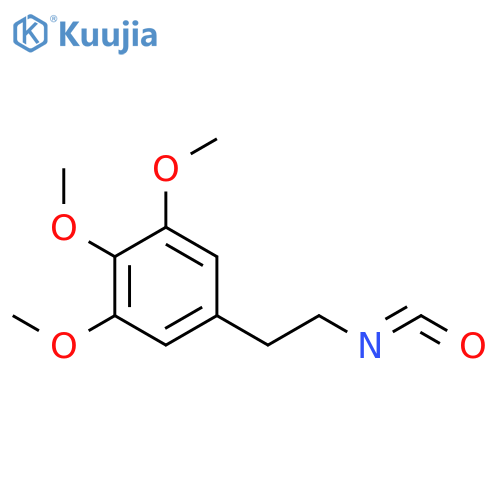 5-(2-isocyanatoethyl)-1,2,3-trimethoxybenzene structure