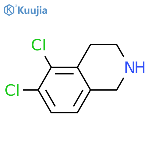 5,6-dichloro-1,2,3,4-tetrahydroisoquinoline structure