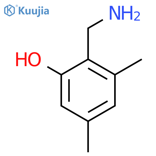 2-(Aminomethyl)-3,5-dimethylphenol structure