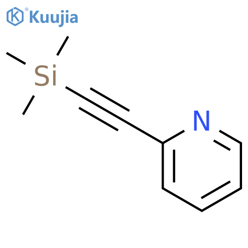 Pyridine,2,6-bis[2-(trimethylsilyl)ethynyl]- structure