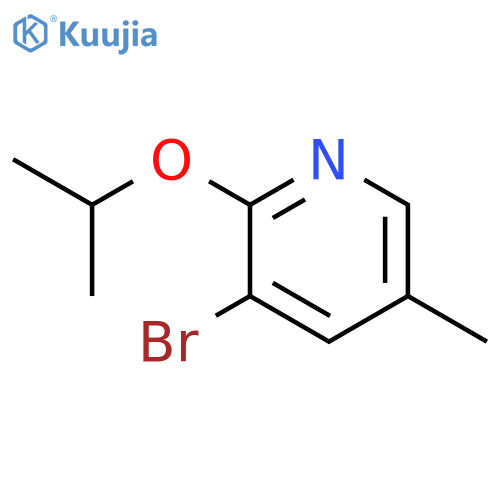 3-Bromo-2-isopropoxy-5-methylpyridine structure