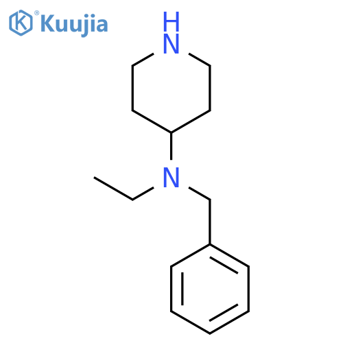 N-Benzyl-N-ethylpiperidin-4-amine structure