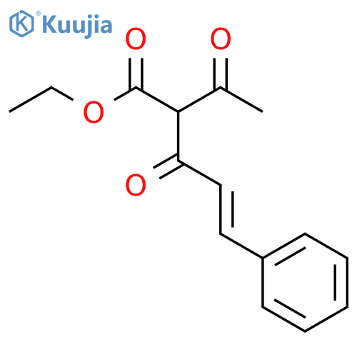 4-Pentenoic acid,2-acetyl-3-oxo-5-phenyl-, ethyl ester structure