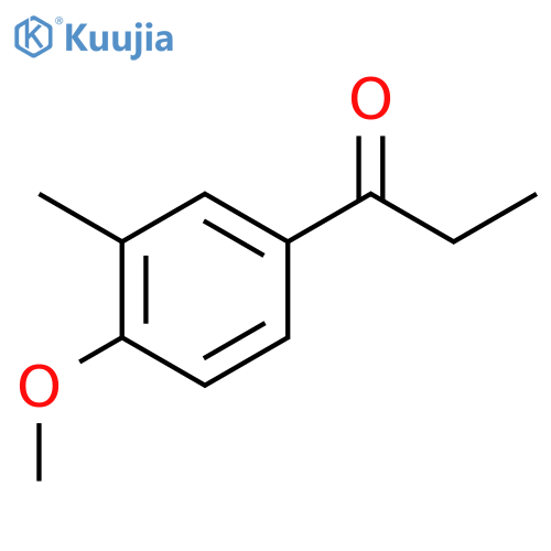 1-(4-methoxy-3-methylphenyl)propan-1-one structure