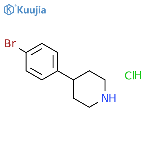 4-(4-Bromophenyl)piperidine hydrochloride structure