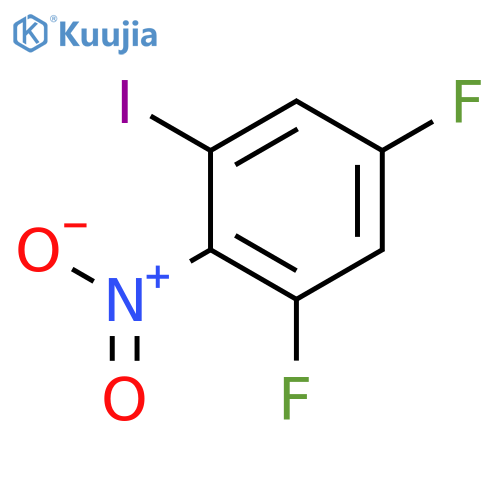 1,5-Difluoro-3-iodo-2-nitrobenzene structure