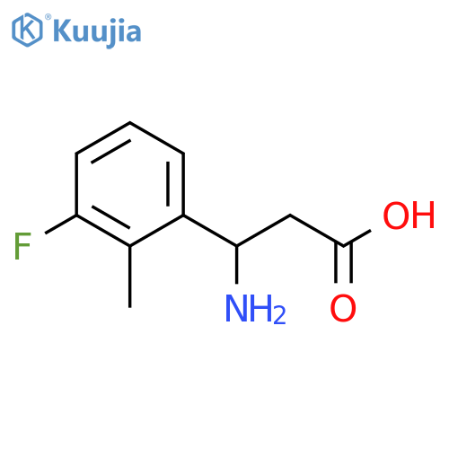 3-AMINO-3-(3-FLUORO-2-METHYLPHENYL)PROPANOIC ACID structure