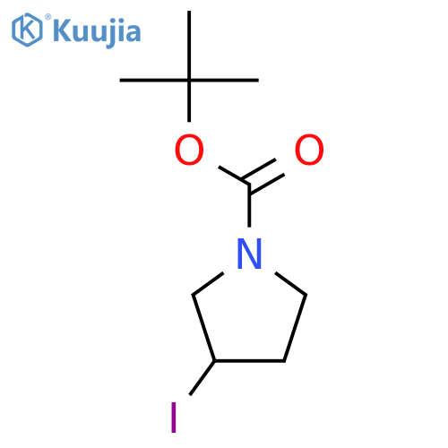 Tert-butyl 3-iodopyrrolidine-1-carboxylate structure
