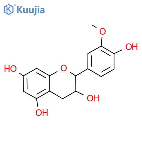 3,4',5,7-Flavantetrol, 3'-methoxy- structure