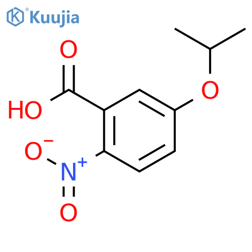 2-nitro-5-(propan-2-yloxy)benzoic Acid structure