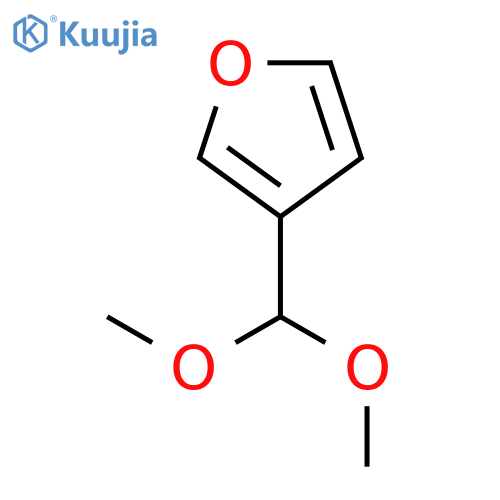 Furan, 3-(dimethoxymethyl)- structure