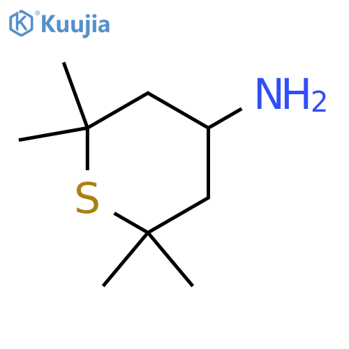 2H-Thiopyran-4-amine, tetrahydro-2,2,6,6-tetramethyl- structure