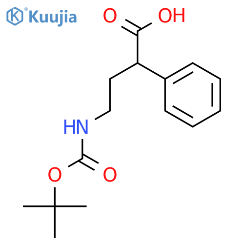 rac 4-Bocamino-2-phenyl-butyric Acid structure