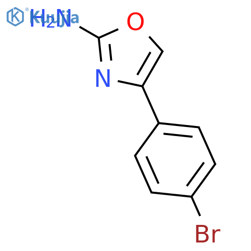 4-(4-bromophenyl)-1,3-oxazol-2-amine structure