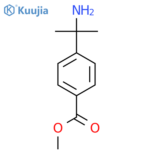 Methyl 4-(1-amino-1-methylethyl)benzoate structure