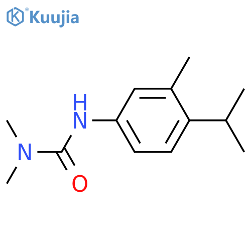 Urea,N,N-dimethyl-N'-[3-methyl-4-(1-methylethyl)phenyl]- structure