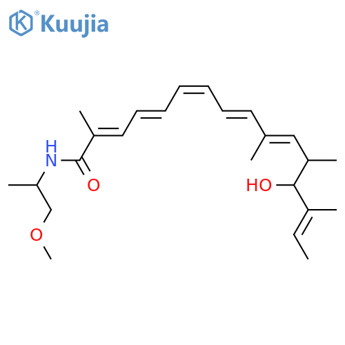 2,4,6,8,10,14-Hexadecahexaenamide,13-hydroxy-N-[(1S)-2-methoxy-1-methylethyl]-2,10,12,14-tetramethyl-,(2E,4E,6E,8E,10Z,12R,13R,14E)- structure