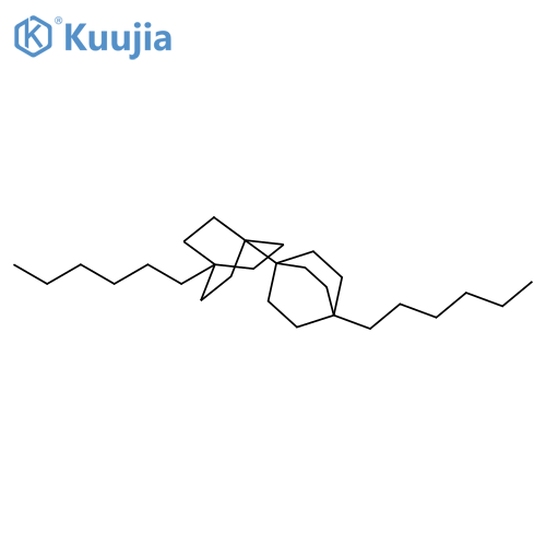 1,1'-Bibicyclo[2.2.2]octane, 4,4'-dihexyl- structure